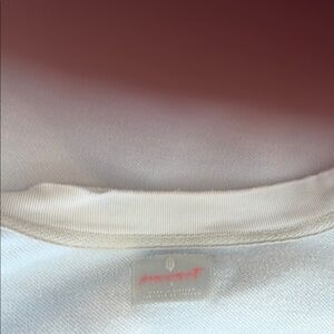Cream Crewneck Top